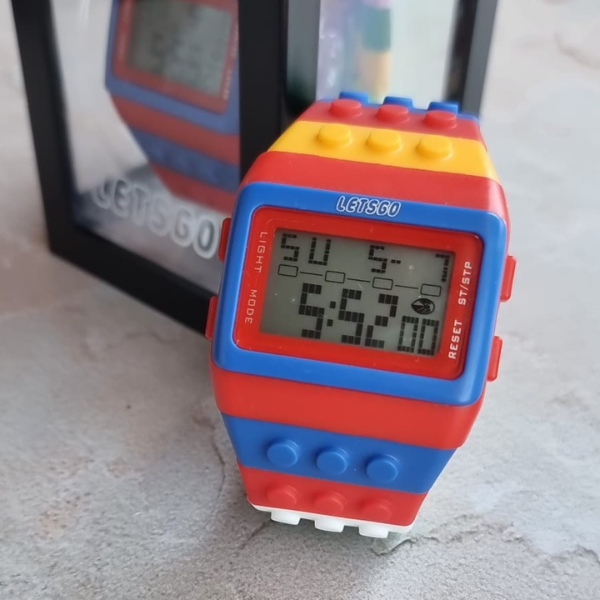 Reloj tipo LEGO - Reloj digital LETSGO