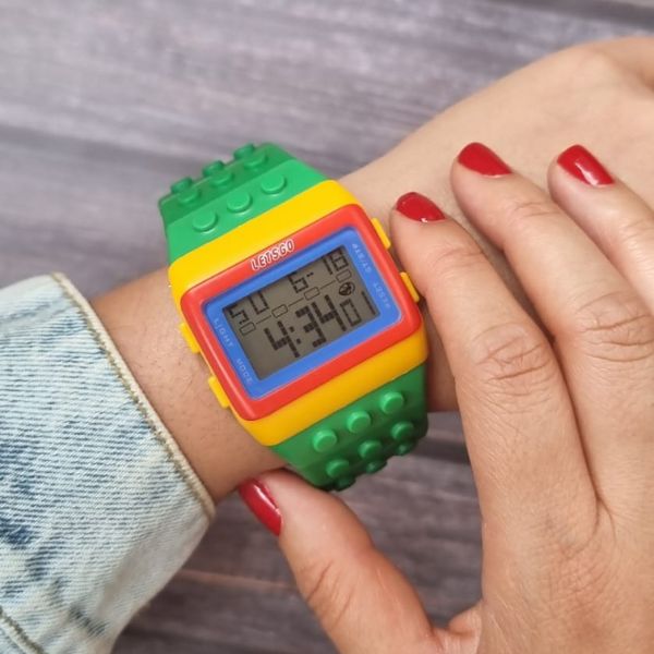 Reloj tipo LEGO - Reloj digital LETSGO